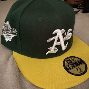 New Era Green and Yellow 59FIFTY Cap